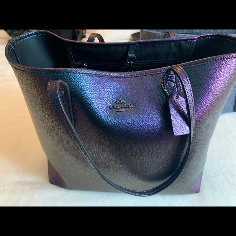 Coach Holographic City Tote